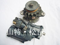 小松配件PC55MR-2發(fā)電機(jī)，啟動(dòng)馬達(dá)，油門控制器，啟電機(jī)，小松挖掘機(jī)配件