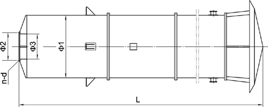 高爐鼓風(fēng)機(jī)放風(fēng)閥消聲器