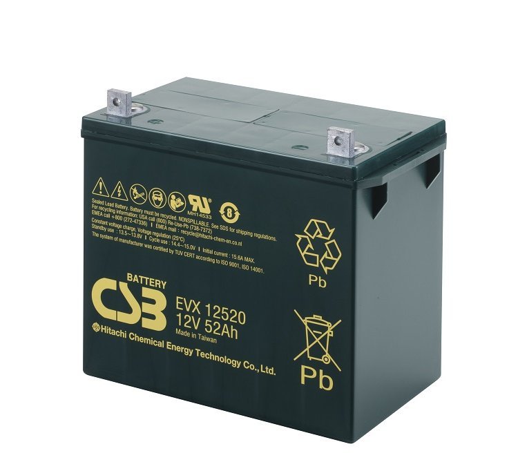 CSB蓄電池EVX12520 12V52AH機房UPS直流屏備用蓄電瓶