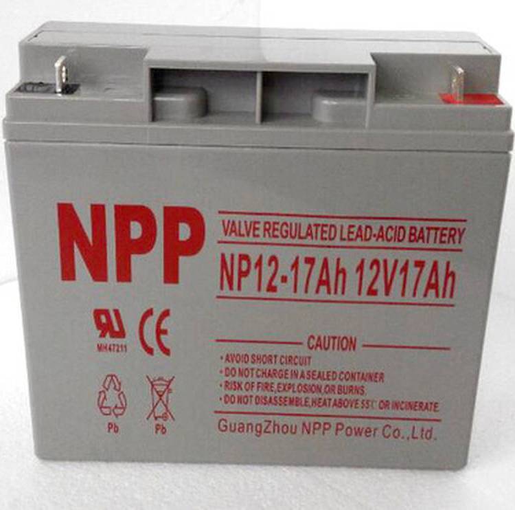 NPP蓄電池NPG12-17 12V17AH 耐普膠體免維護(hù)電池 UPS電源