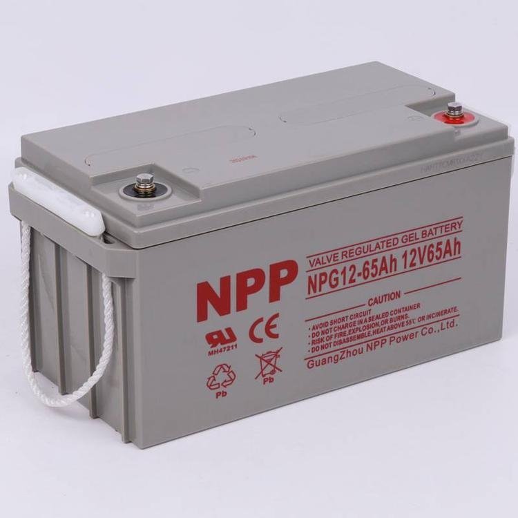 NPP蓄電池NPG12-65 12V65AH 耐普膠體免維護(hù)電池 UPS電源