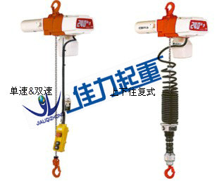 EH型電動葫蘆，固定式環(huán)鏈電動葫蘆，迷你環(huán)鏈電動葫蘆，佳力起重