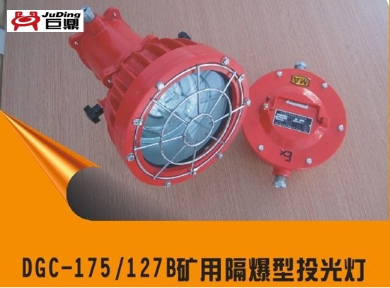 DGC175/127B（A）型礦用隔爆型投光燈，礦用投光燈，防爆投光燈