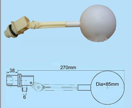 塑料可調(diào)式浮球閥