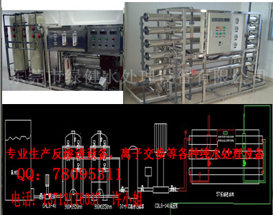 4T/H反滲透純水設(shè)備，5T/H離子交換設(shè)備，6噸水處理設(shè)備