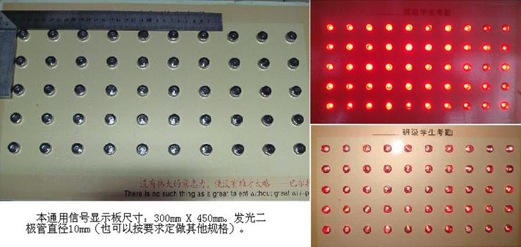 局域網(wǎng)絡(luò)控制的通用信號顯示面板、信號指示LED燈箱