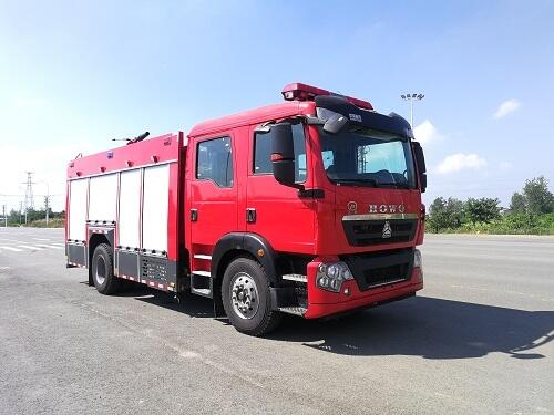 重汽6噸消防車 江特牌JDF5160GXFPM60/Z6型泡沫消防車