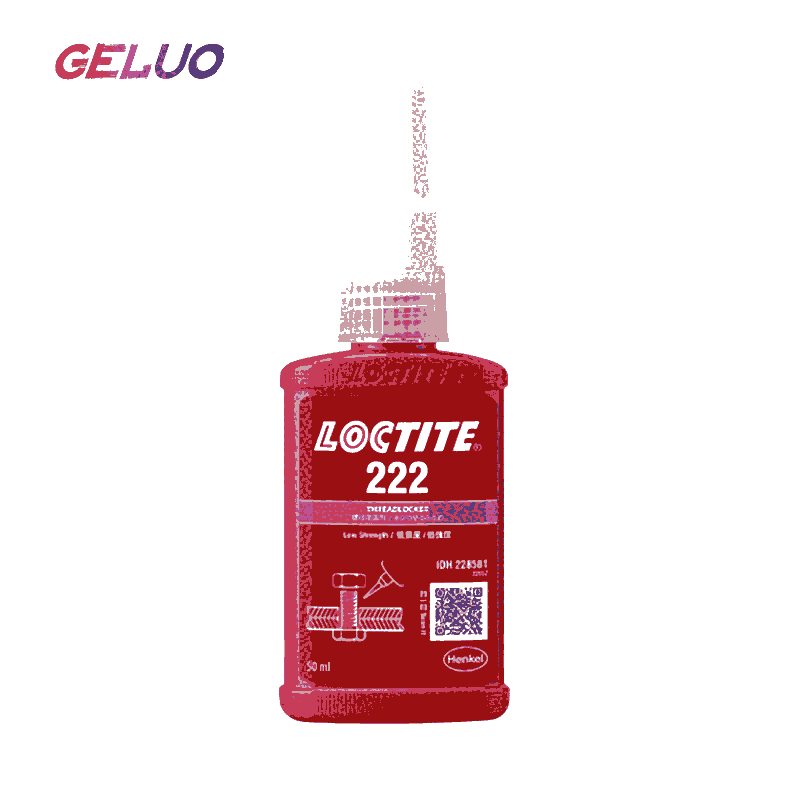 樂(lè)泰/loctite222螺螺紋鎖固膠低強(qiáng)度通用型觸變性厭氧強(qiáng)力膠紫色液體膠水