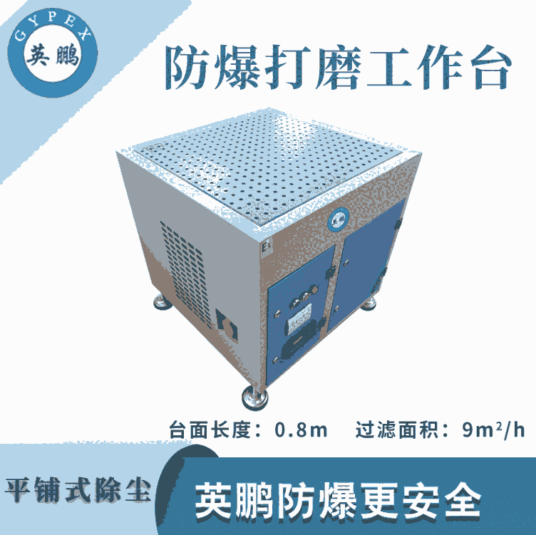 英鵬防爆平鋪式打磨臺-0.8m