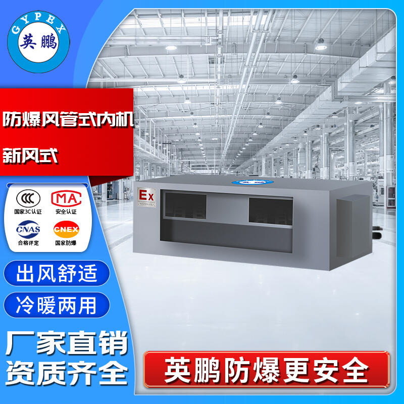 英鵬防爆新風式風管式BFKG-12XF多聯(lián)機新風室內(nèi)機工業(yè)石油化工廠