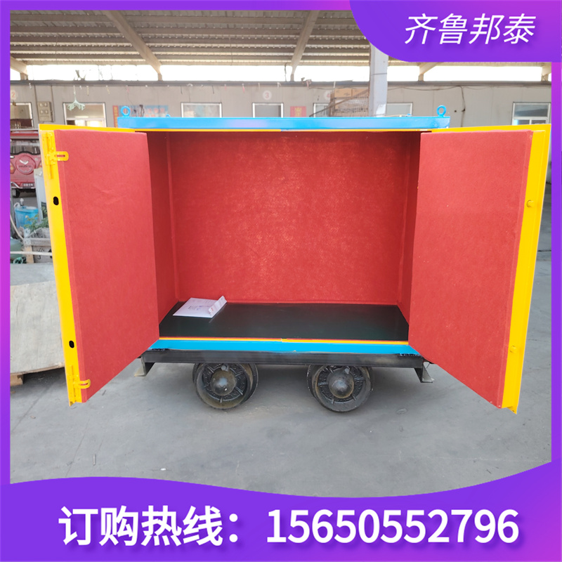 供應(yīng)礦山蕾管運(yùn)輸軌道車 罐籠火工品車 BTJD-001型