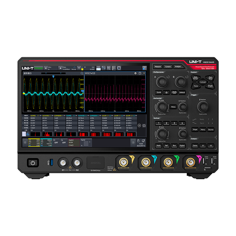 UNI-T優(yōu)利德 多通道邏輯分析高分辨示波器MSO5000HD系列 合肥栗山