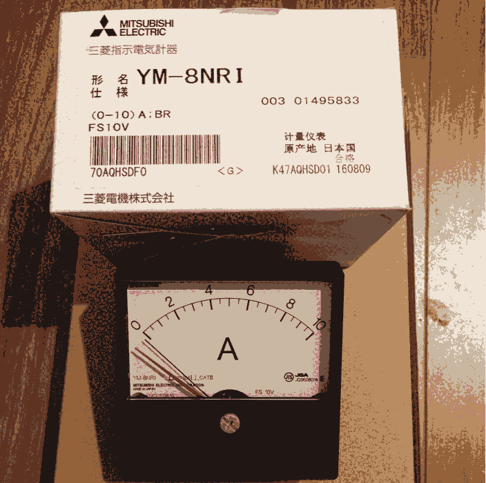 日本三菱電機(jī)電壓表電流表YM-8NRI 2～10mA? 廠家直銷優(yōu)惠