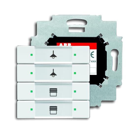 ABB i-busEIB/KNX智能建筑控制系統(tǒng)6127/02-84-500智能面板