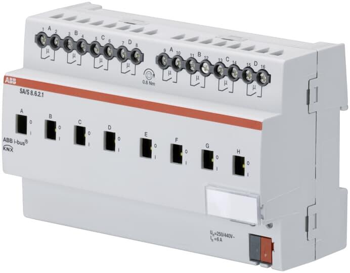 ABB i-bus SA/S 8.16.6.1 開(kāi)關(guān)驅(qū)動(dòng)器智能家居KNX/EIB控制器批發(fā)