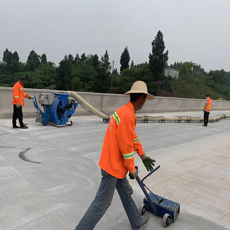 江蘇句容公路橋梁鋼橋面拋丸施工工藝