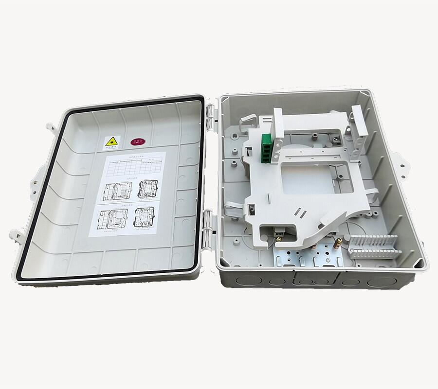 中國(guó)廣電光纜分纖箱SMC光分路器箱1分24光纜分纖箱