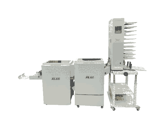 日本進(jìn)口首霸EC-4800配頁機(jī) +XB-6000訂折機(jī)+6000T修邊機(jī) 配訂折切一體機(jī)