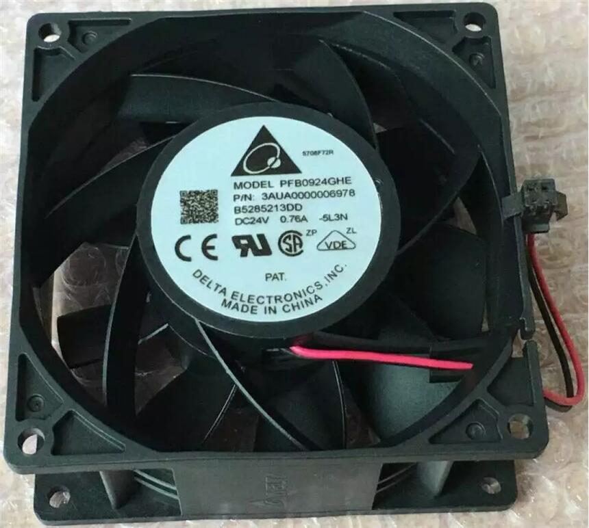 Delta PFB0924GHE-BP1 DC24V 0.76A 變頻器冷卻風(fēng)扇 散熱風(fēng)扇