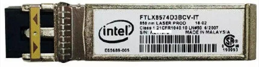 Intel FTLX8574D3BCV-IT 10GBASE-SR 短波多模 萬兆光纖模塊