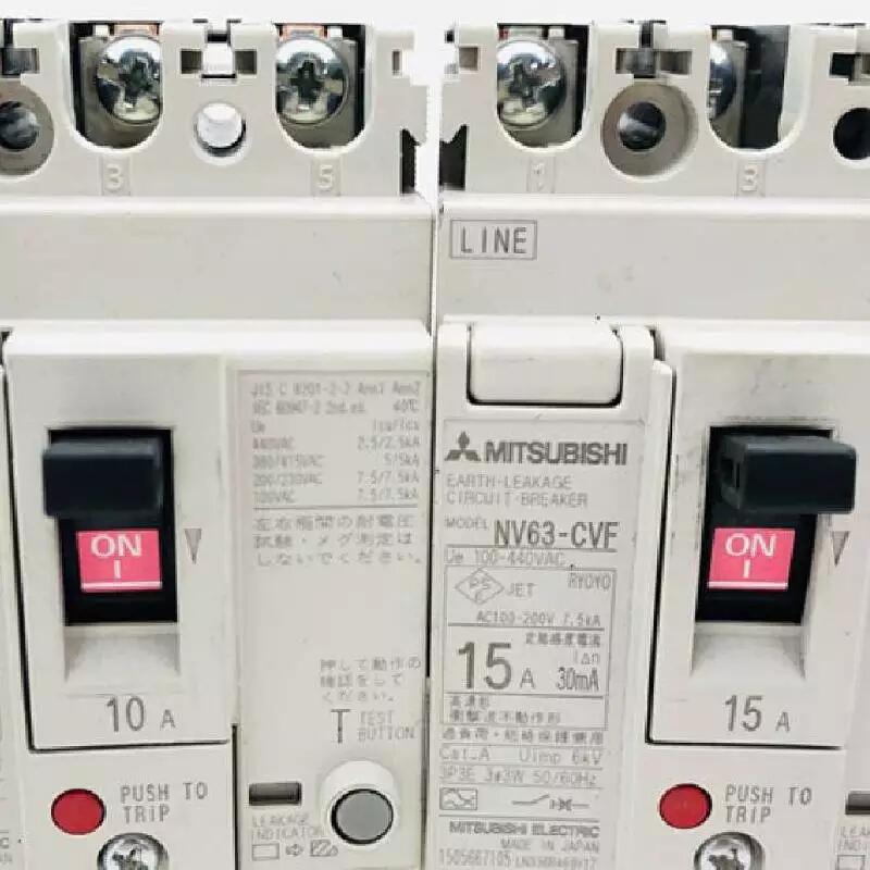 NV63-CVF 3P 10A 100-440VAC 30mA CE漏電斷路器