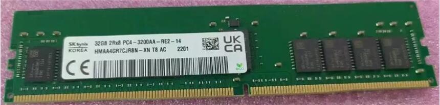 HMAA4GR7CJR8N-XN 32GB 2Rx8 PC4-3200AA-RE2-14