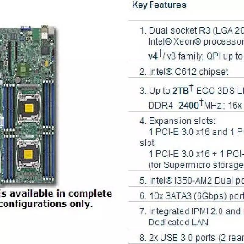 X10DRT-P 雙路主板 X99 支持E5-2600V3 V4 服務(wù)器主板