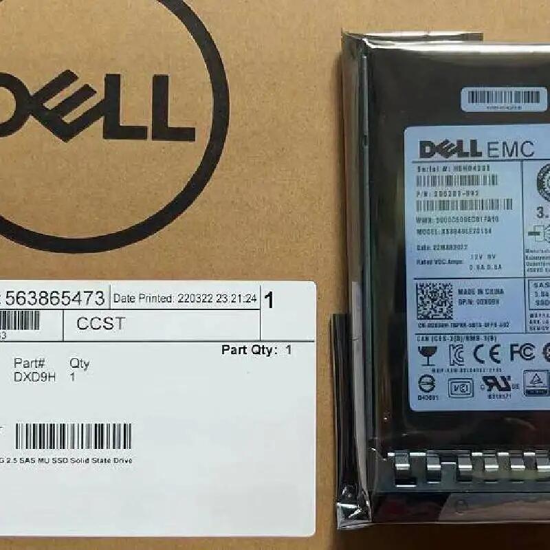 DELL EMC DXD9H 3.84TB SAS SSD R740 R640 服務(wù)器硬盤(pán)