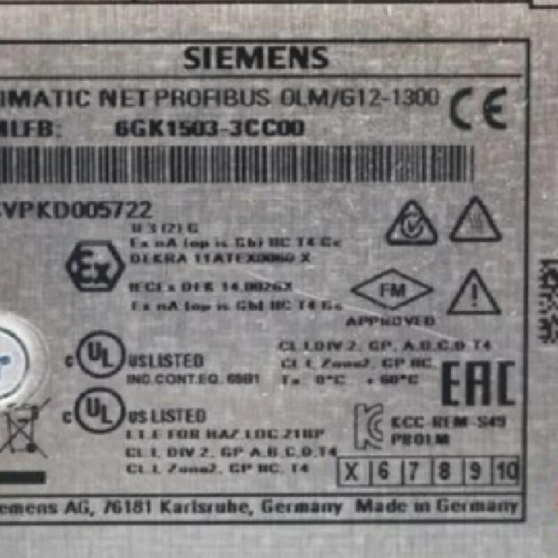 Simatic 6GK1503-3CC00 PROFIBUS OLM/G12光學(xué)鏈接模塊