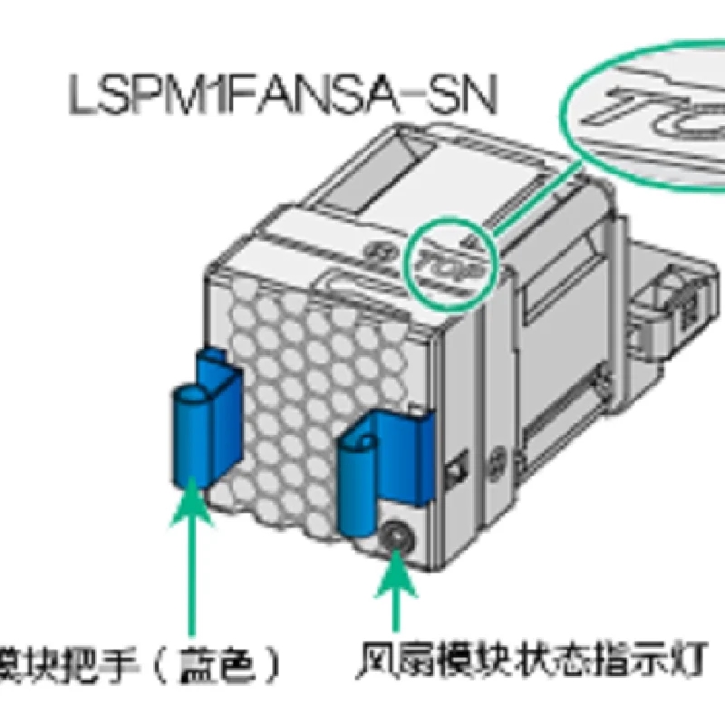 LSPM1FANSA-SN 風扇模塊 為吹風風扇(風扇從電源側(cè)向端口側(cè)吹風)