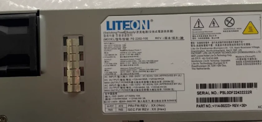 LITEON ps-2202-10e 2000W 光寶服務器電源模塊維修