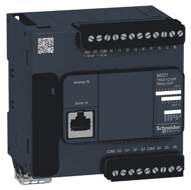 施耐德TM221C24U可編程控制器，24 V DC，0.5 A