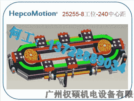 江西南昌市高速環(huán)形線HepcoMotion免維護高精密環(huán)形導(dǎo)軌