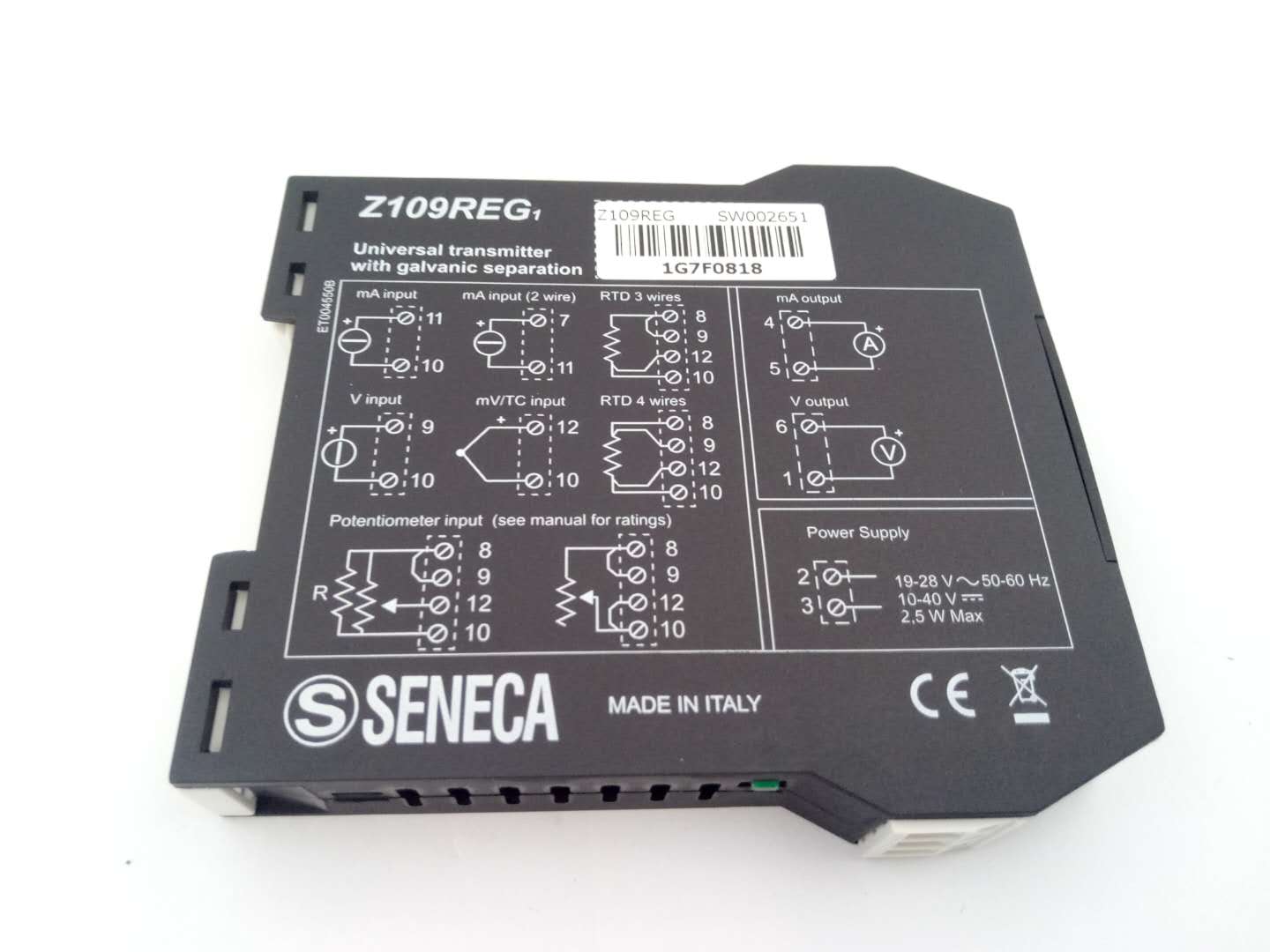 Z109REG意大利SENECA一級代理