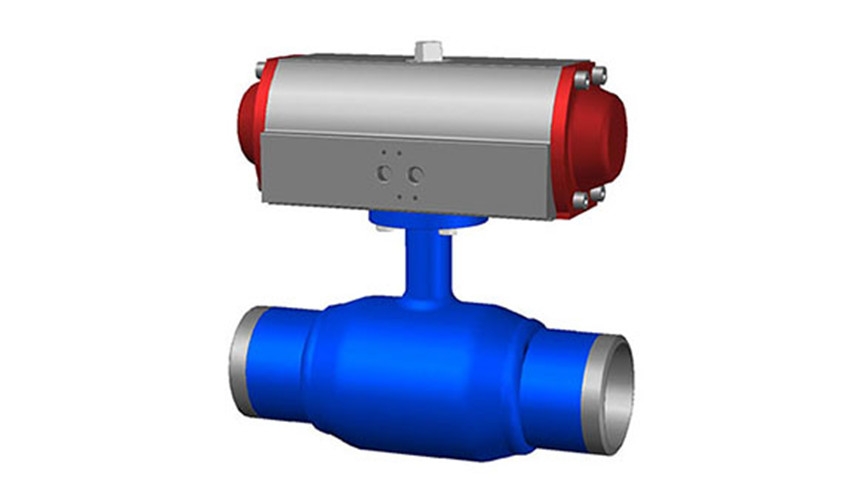 氣動全焊接球閥