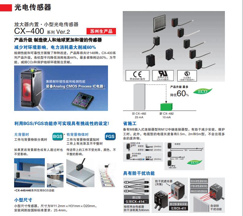 供應(yīng)松下小型光電傳感器CX-491-P 檢測(cè)不透明體、半透明體、 鏡面體