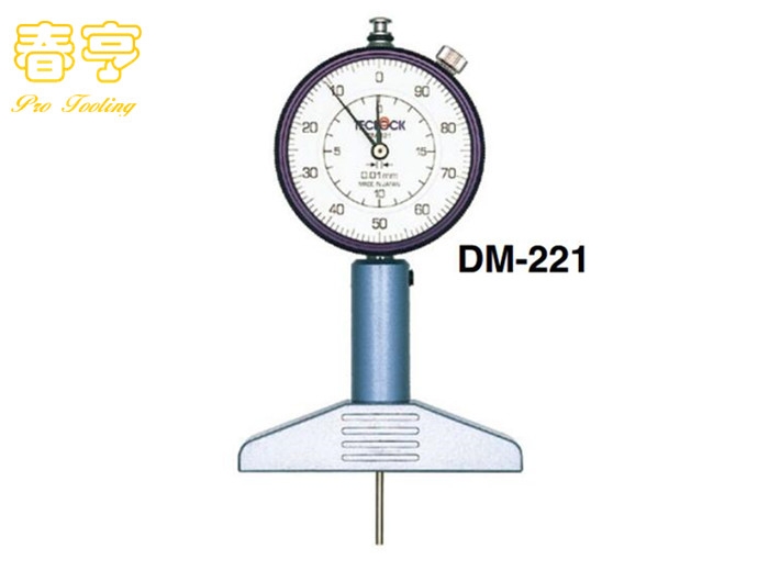 TECLOCK指針式深度計DM-221