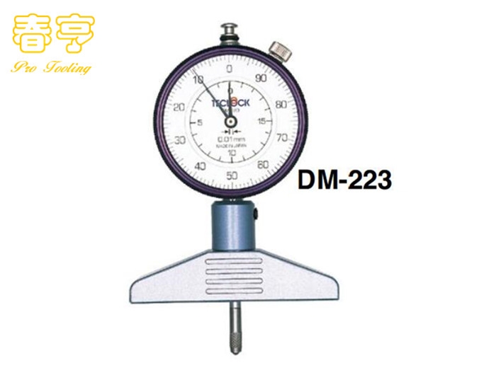 TECLOCK指針式深度計DM-223