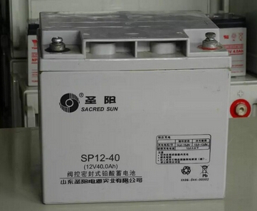 圣陽蓄電池SP12-40 圣陽12V40AH免維護蓄電池 UPS/EPS直流屏專