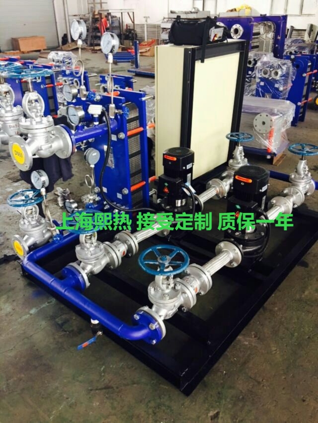 江蘇太倉(cāng) 乙二醇溶液換熱機(jī)組 冷卻液壓油板式換熱器 接受定制