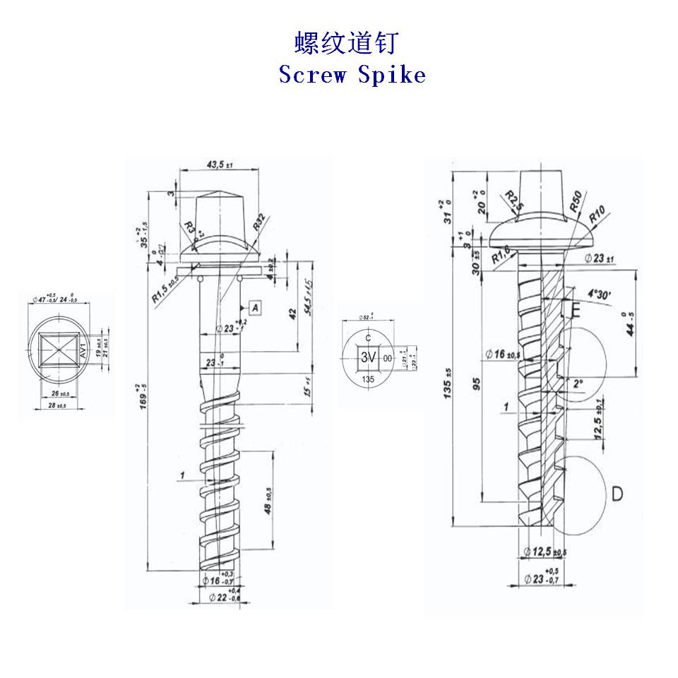 尼加拉瓜5.6級(jí)鐵路道釘生產(chǎn)工廠