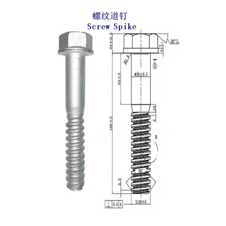 西撒哈拉8.8級(jí)螺旋道釘工廠