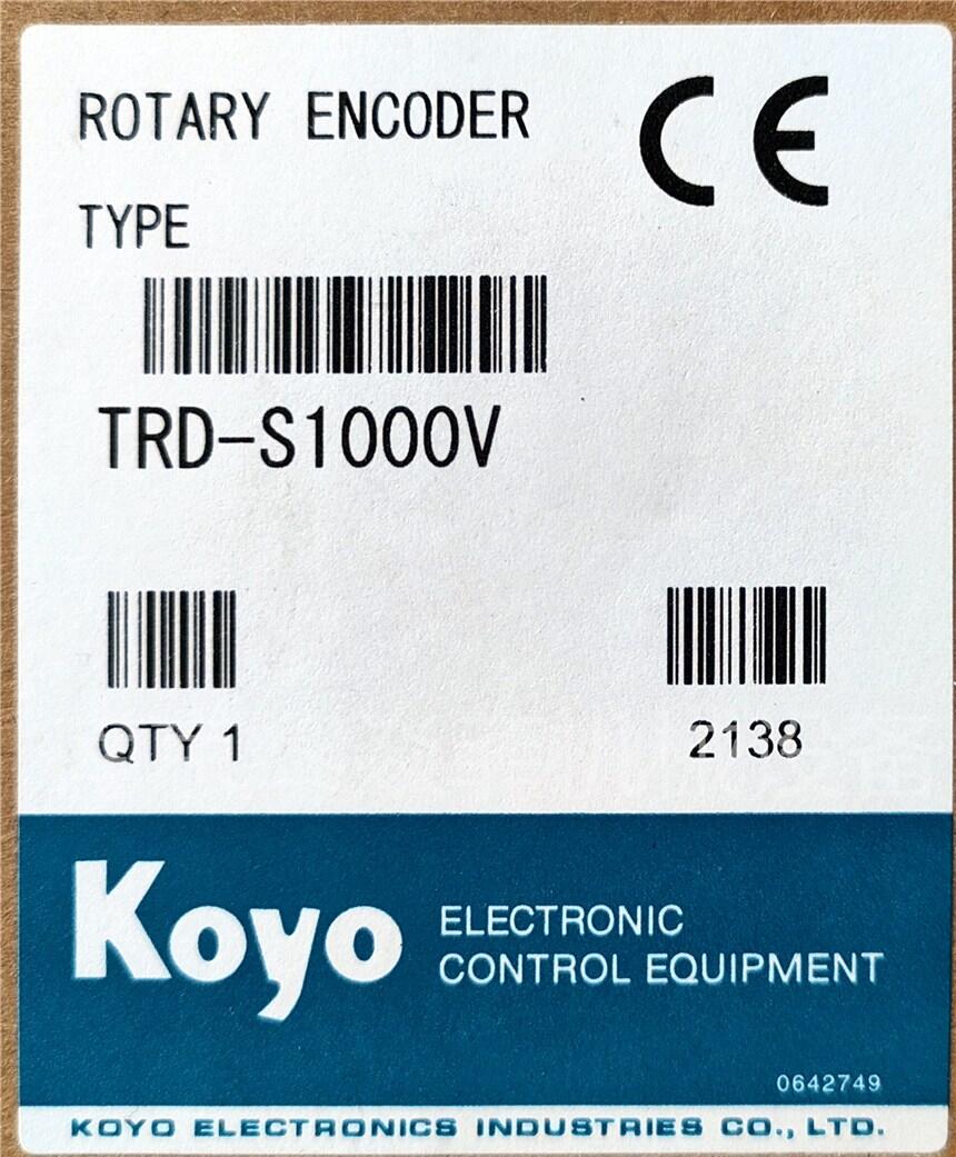 KoyoElectronics工業(yè)編碼器TRD-N80-S-5M廣西崇左5VDC