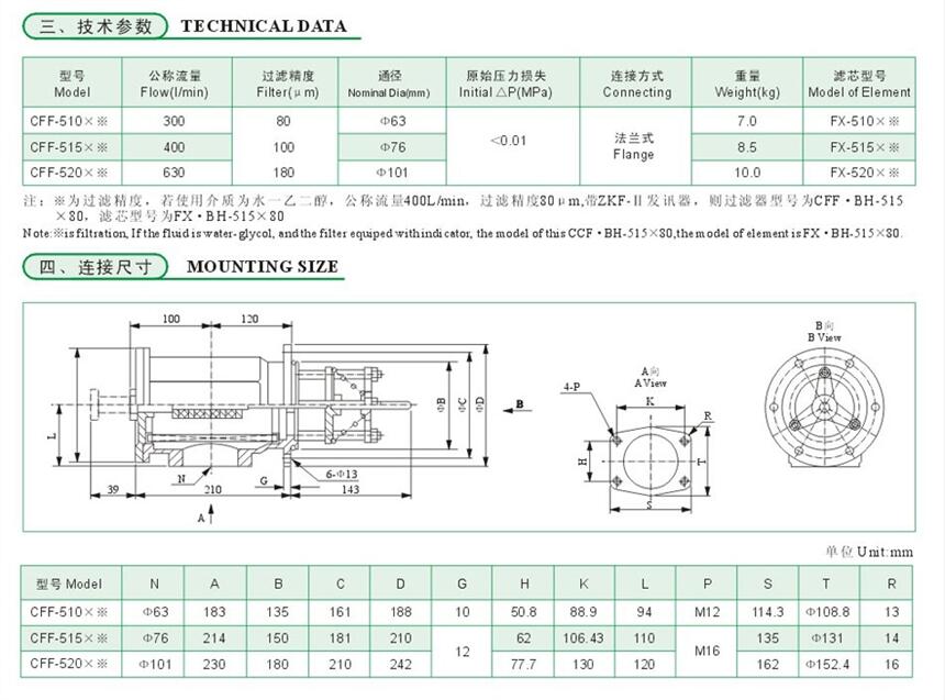 白銀YLH-630*30FC,YLH-630*40FC,回油過濾器廠家直銷