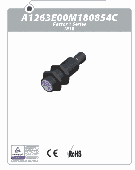 上海祥樹SENSTRONIC 耐強(qiáng)磁接近開關(guān)M18 A1263E00M180854C