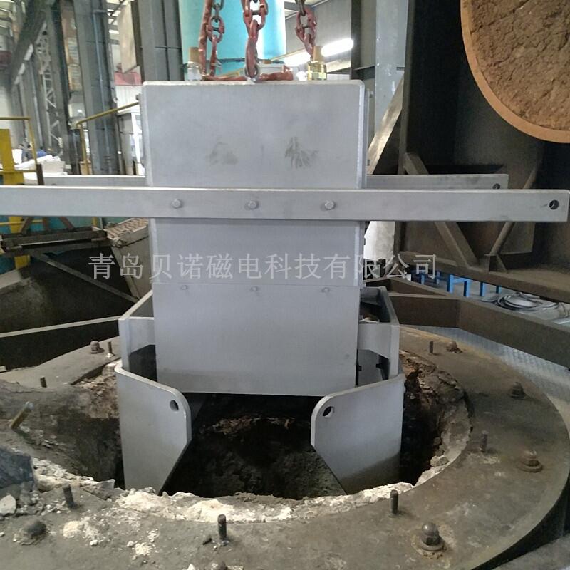 電爐撈渣機 鑄銅撈渣20噸中頻電爐撈渣機