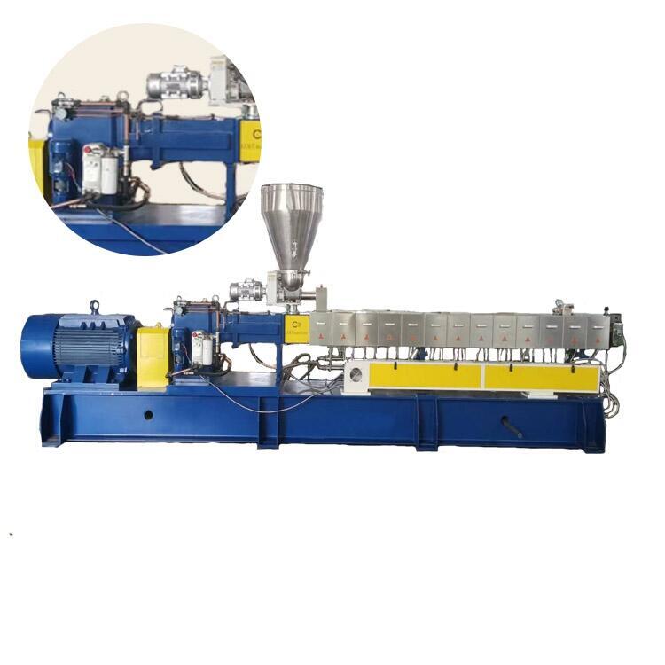 65機雙螺桿擠出造粒機 ABS PE PP塑料抽粒機