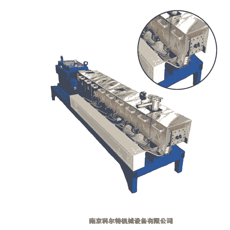 小型雙螺桿擠出機，廢舊塑料造粒機生產(chǎn)線設(shè)備