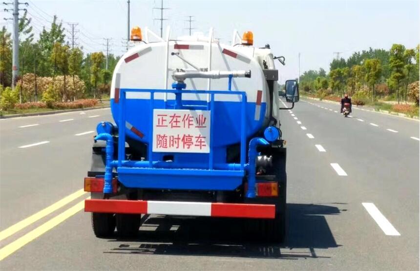 文山州丘北江淮5噸橢圓罐灑水車車型好