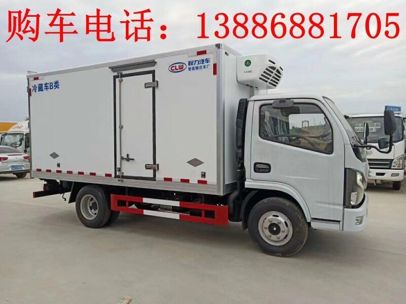 東興4.1米冷藏車加工廠發(fā)貨